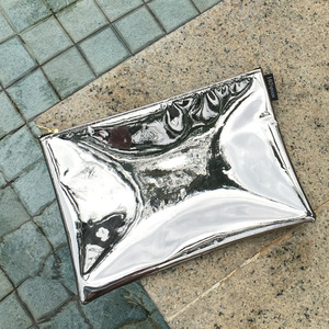 Silver Mirror Clutch/20%Sale/