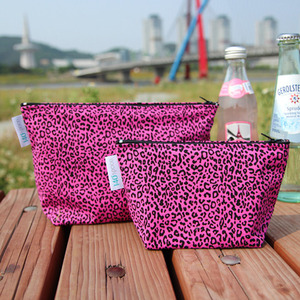 [Pouch] reopard pink